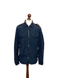 Stone Island Navy Lined Naslan Light Jacket - Large
