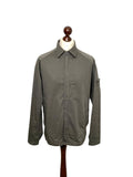 Stone Island Ghost Grey Zip Overshirt - Large