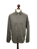 Stone Island Ghost Grey Zip Overshirt - Large