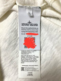 Stone Island White Crewneck Light Knit Jumper - Large