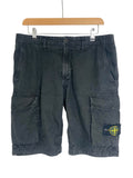 Stone Island Black Bermuda Shorts - 32” Waist