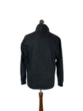 Stone Island Black Garment Dyed 1/2 Zip Smock - Small