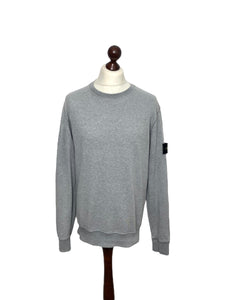 Stone Island Grey Crewneck Sweatshirt - Medium