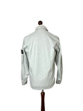 Stone Island Light Grey Double Pocket Cotton Overshirt - Medium