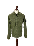 Stone Island Khaki Green Double Pocket Overshirt SS22 - Medium