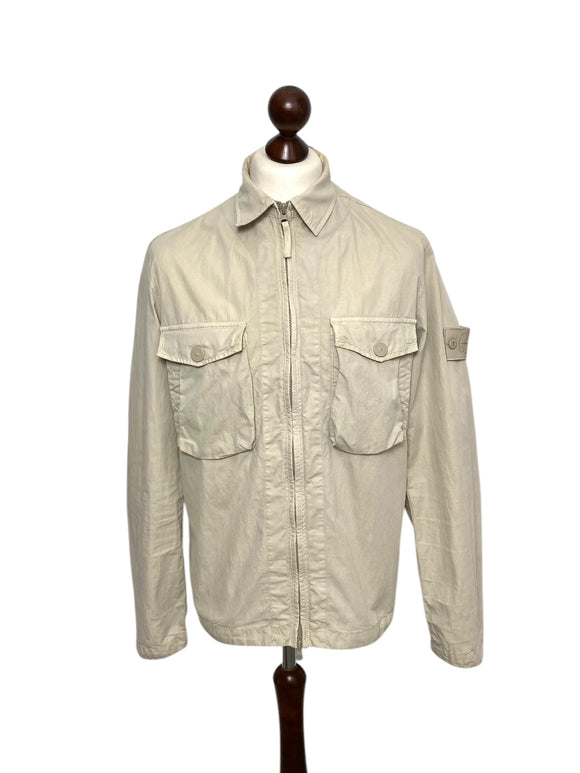 Stone Island Beige Ghost Overshirt SS19 - Medium