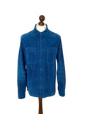 Stone Island Blue Cord Shirt AW20 - Large