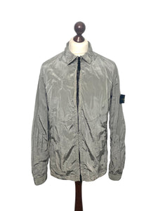Stone Island Silver Nylon Metal Overshirt - XL