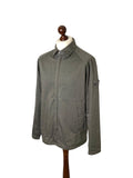 Stone Island Ghost Grey Zip Overshirt - Large