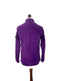 Stone Island Purple Garment Dyed Cotton Overshirt - Medium