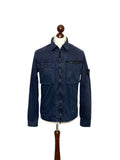 Stone Island Navy Garment Dyed Overshirt SS17 - Medium