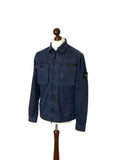Stone Island Navy Garment Dyed Overshirt SS17 - Medium