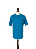 Stone Island Blue Logo Tee - Medium